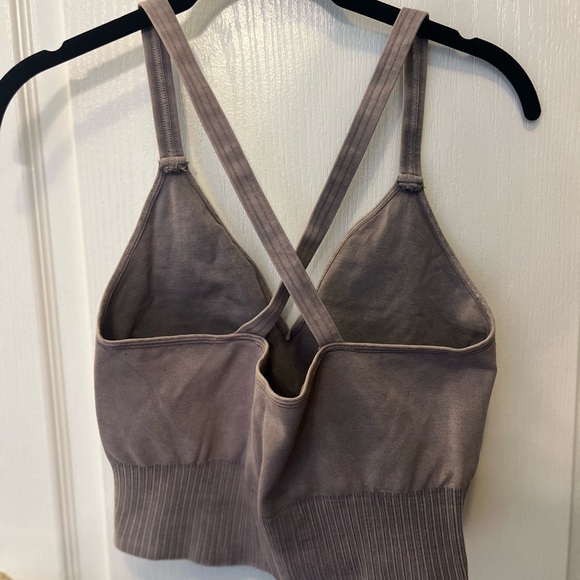 Lavender FP Ribbed Crop Top - Picture 3 of 3